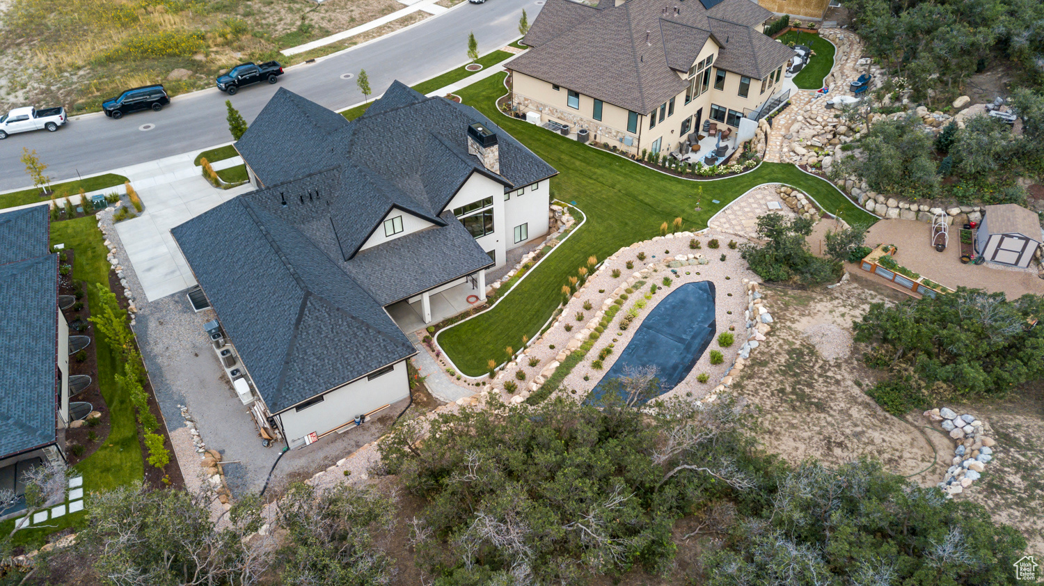 View of birds eye view of property