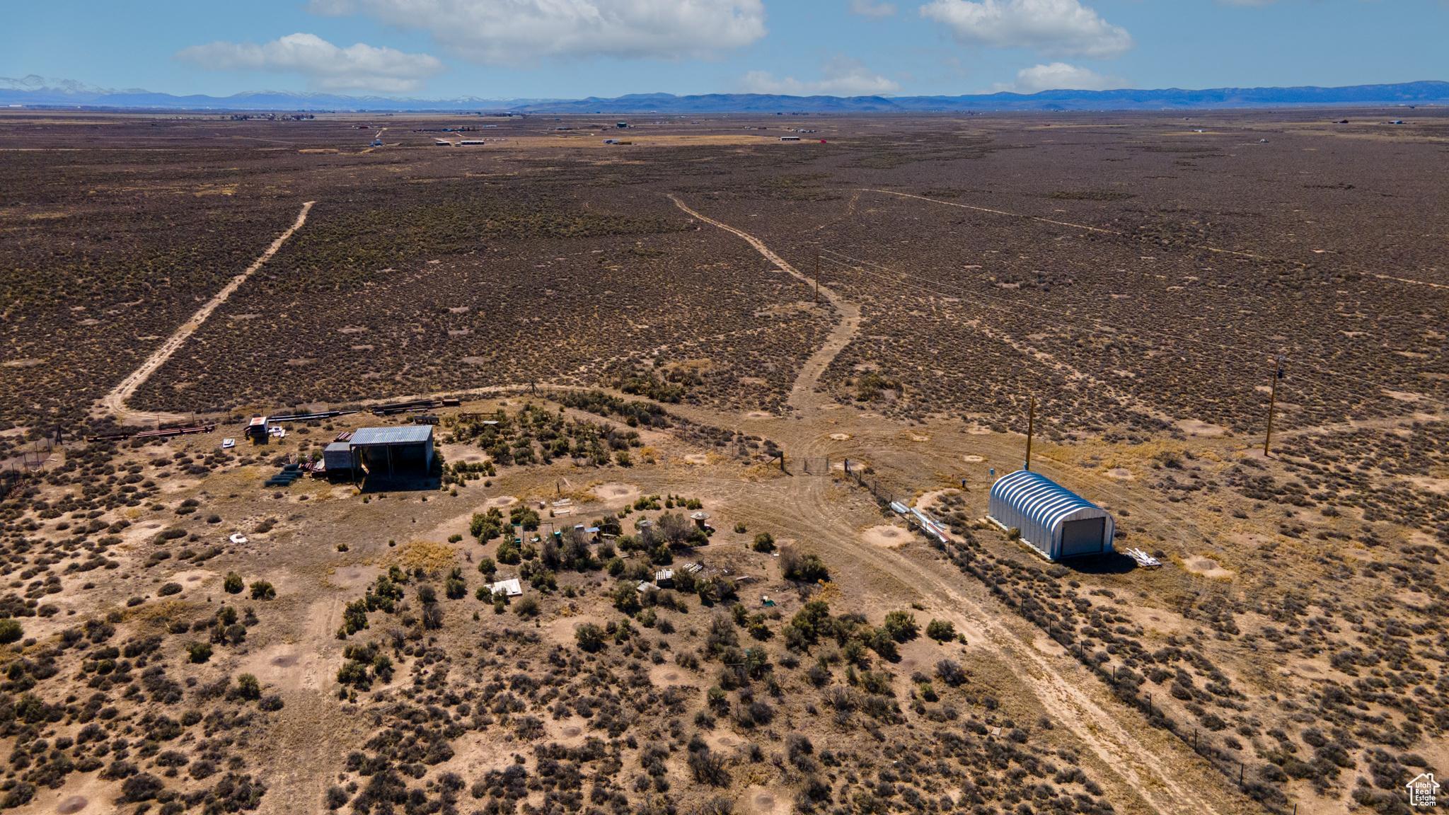 Drone / aerial view with a rural view