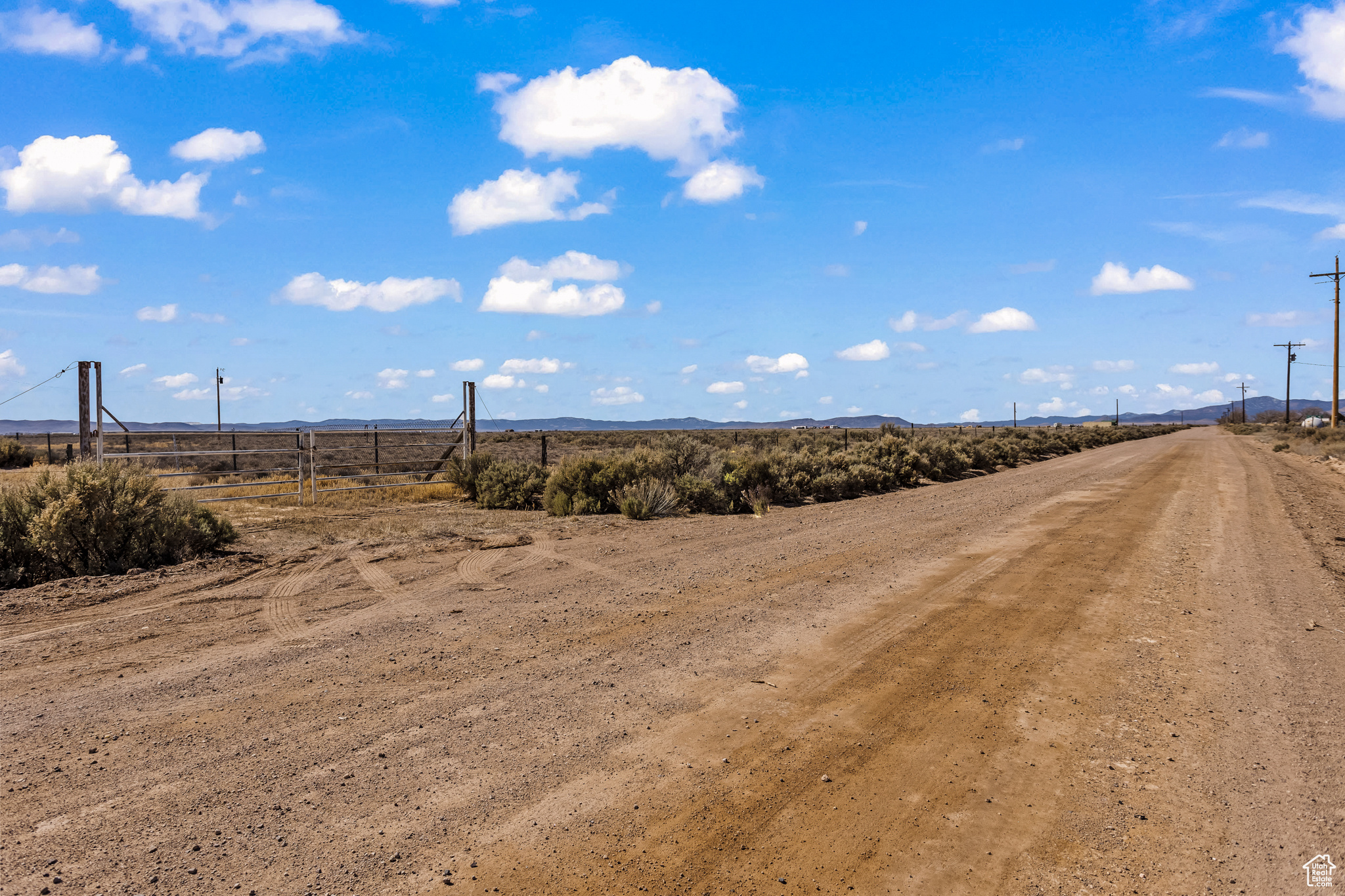 View of road with a rural view