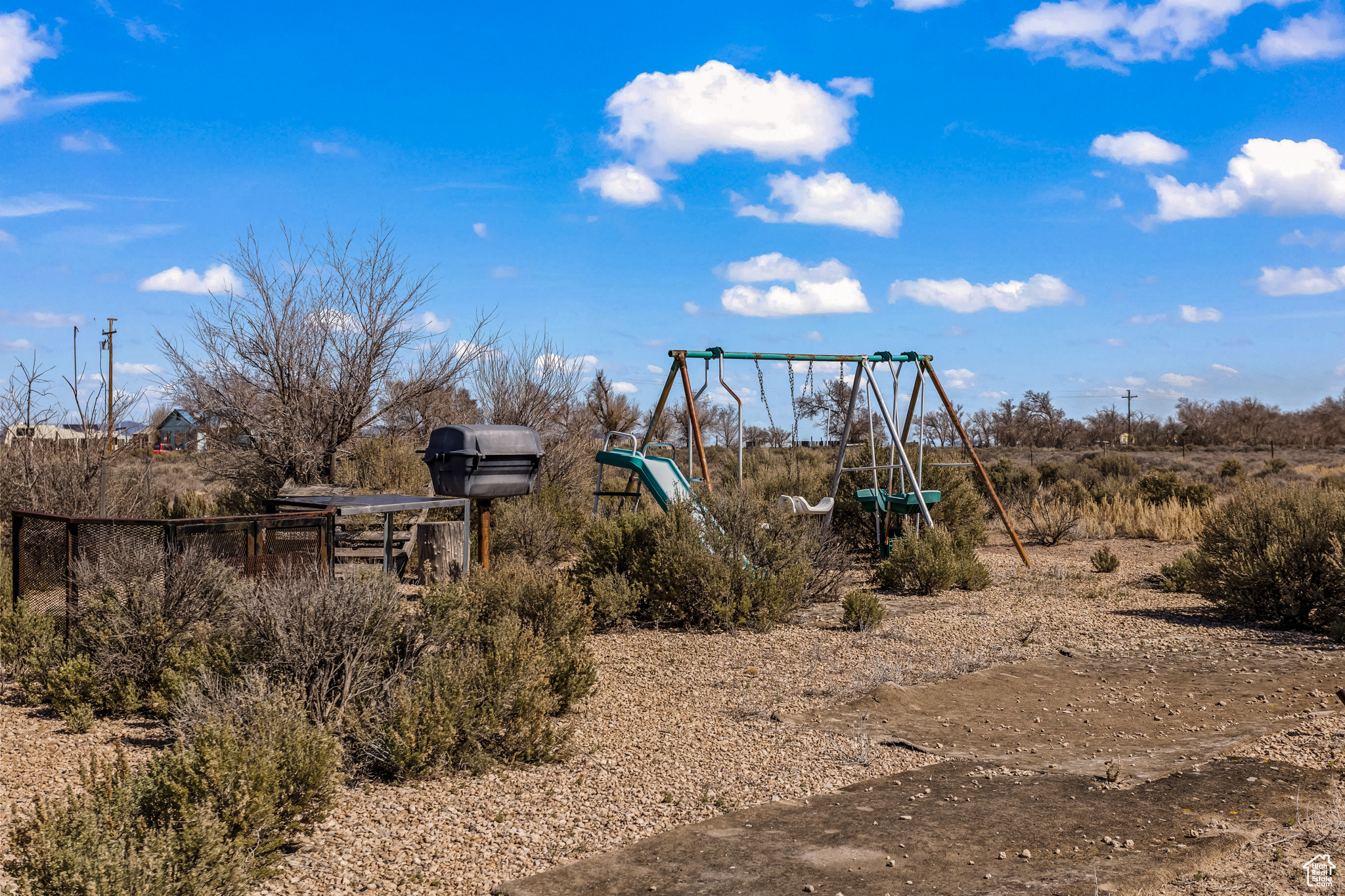 View of jungle gym