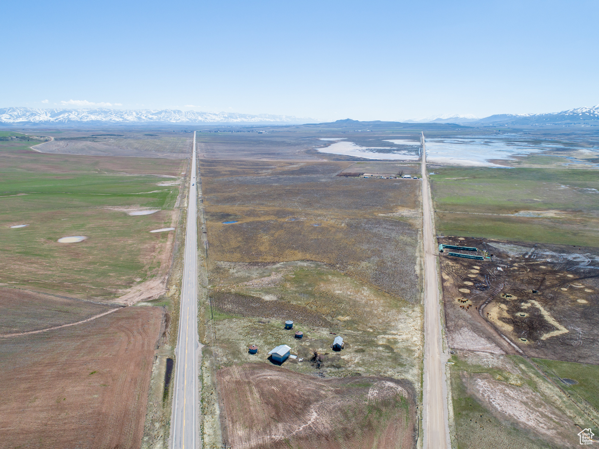 Drone / aerial view with a rural view