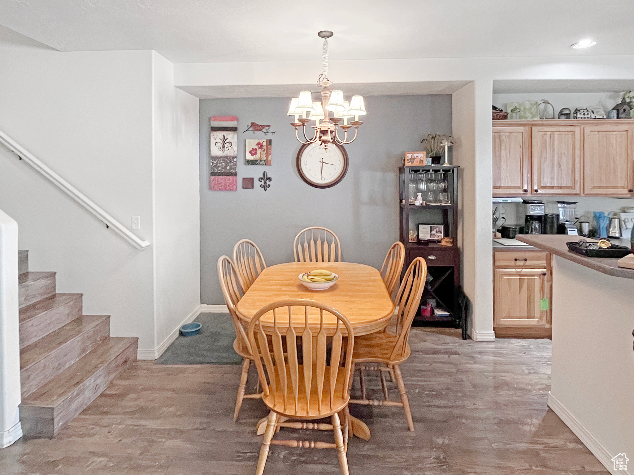 Dining room next to kitchen