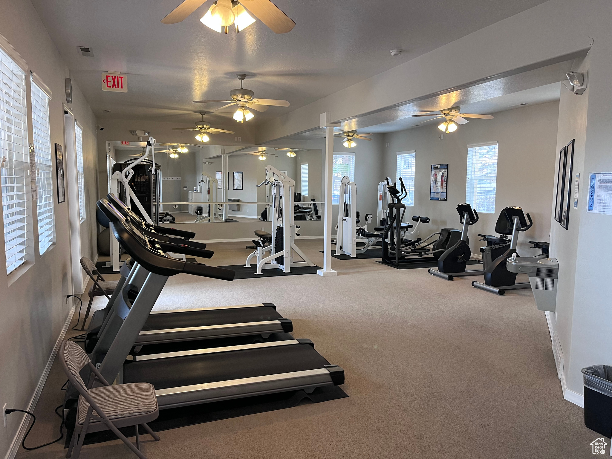 Exercise room for your convenience in the community center