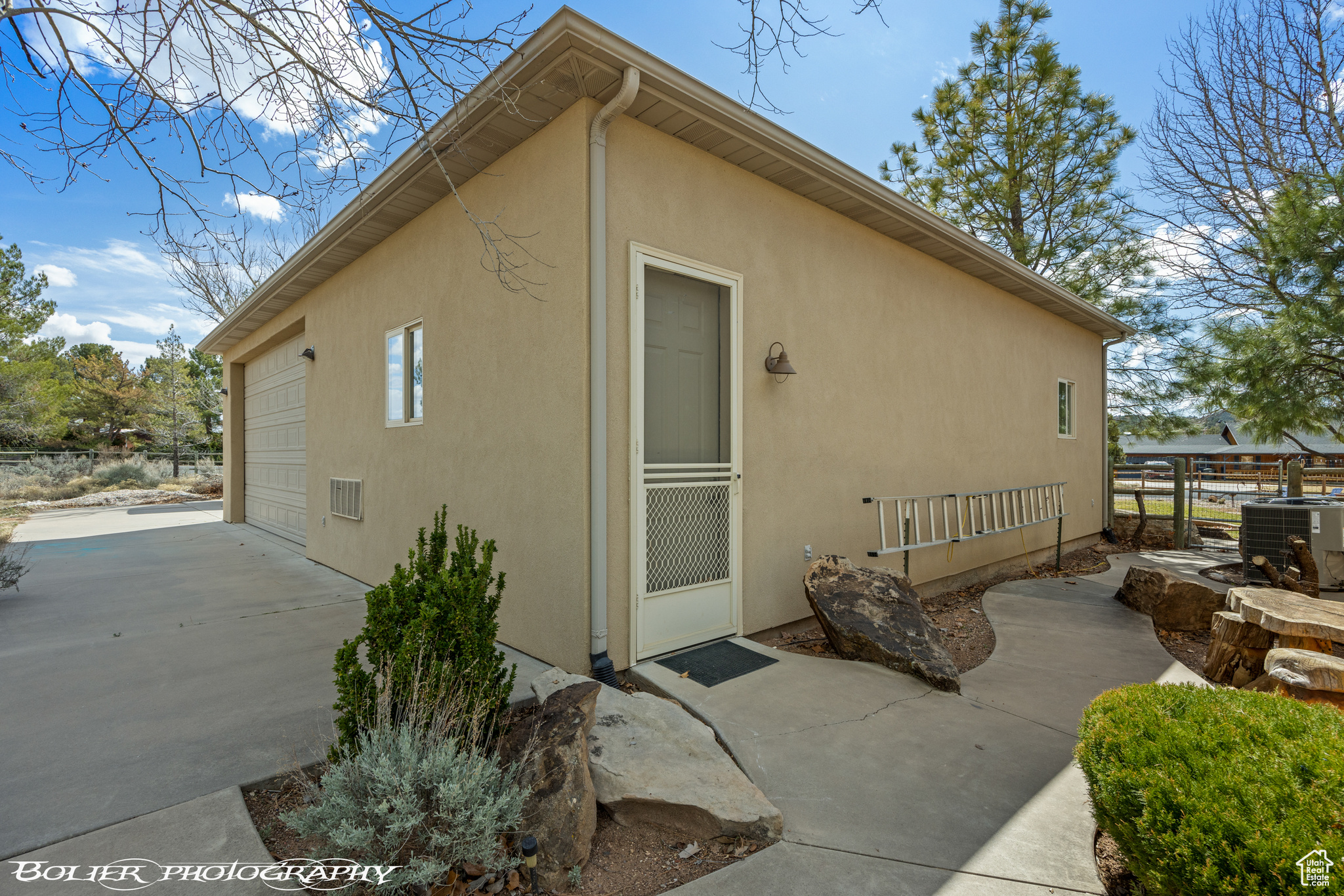 Back entrance of Detached Garage