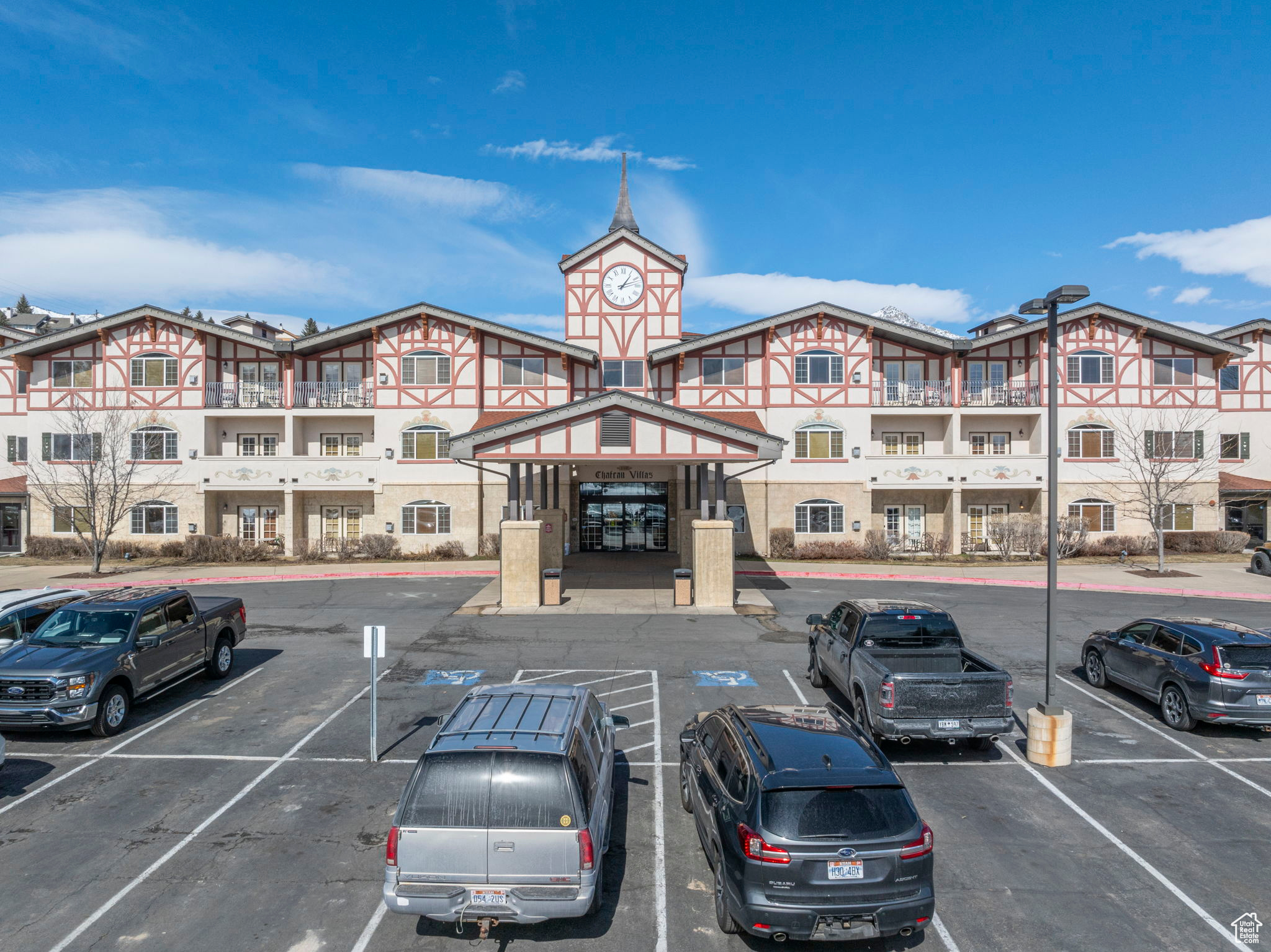 The Chateau Villas Building. This is the building the condo is in on the main floor.