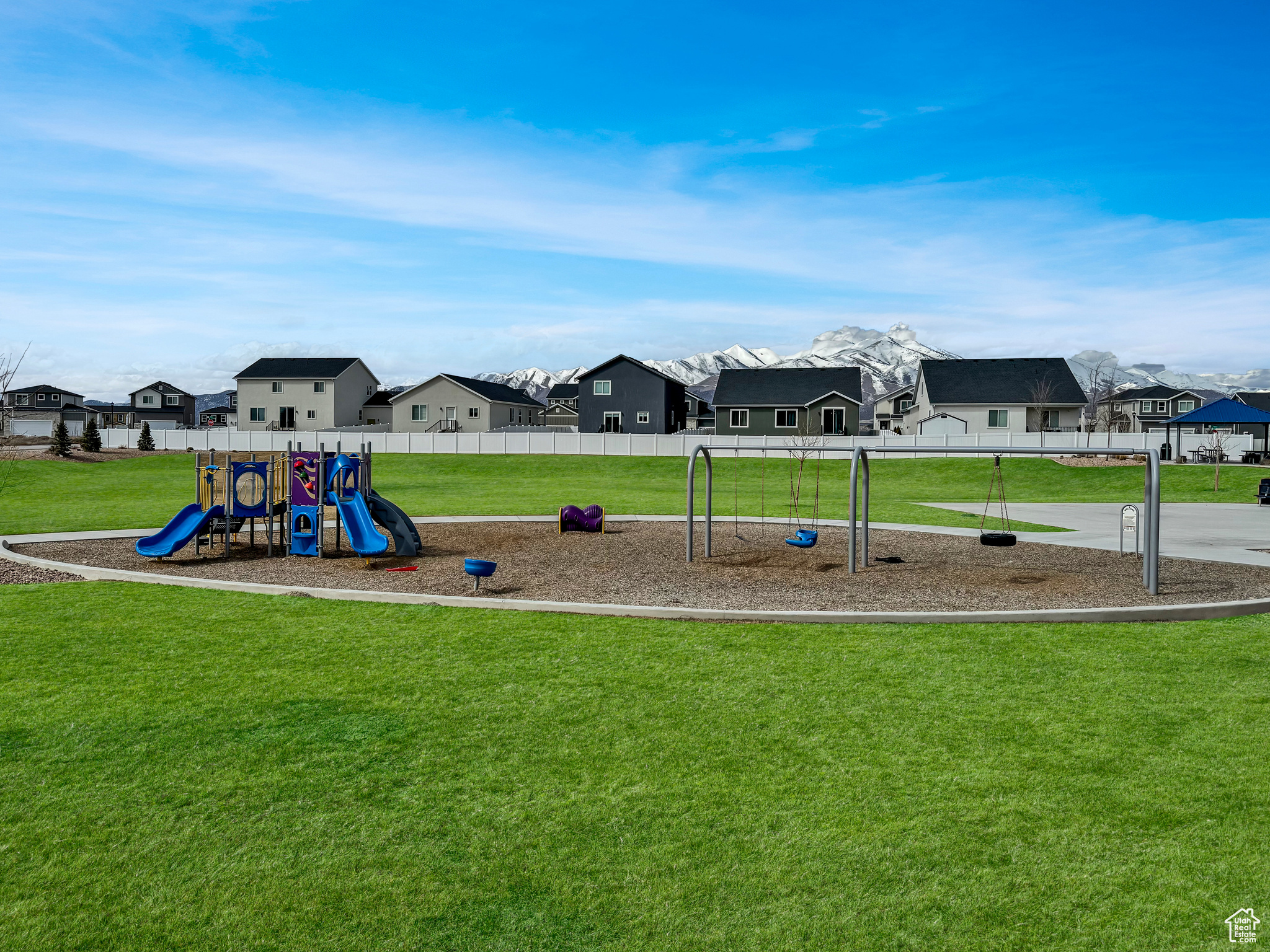 Community Park and Open Space Directly Behind Home