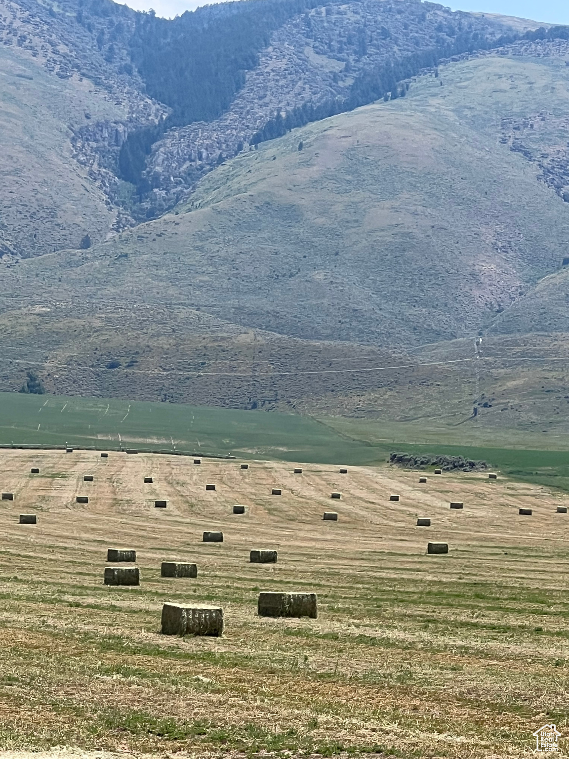 View of mountain feature with a rural view