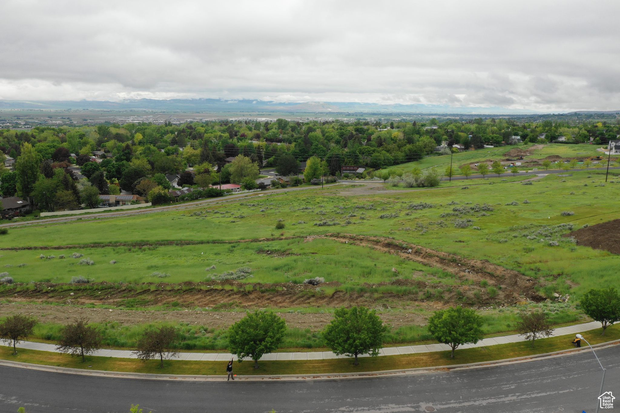 Drone / aerial view with a rural view