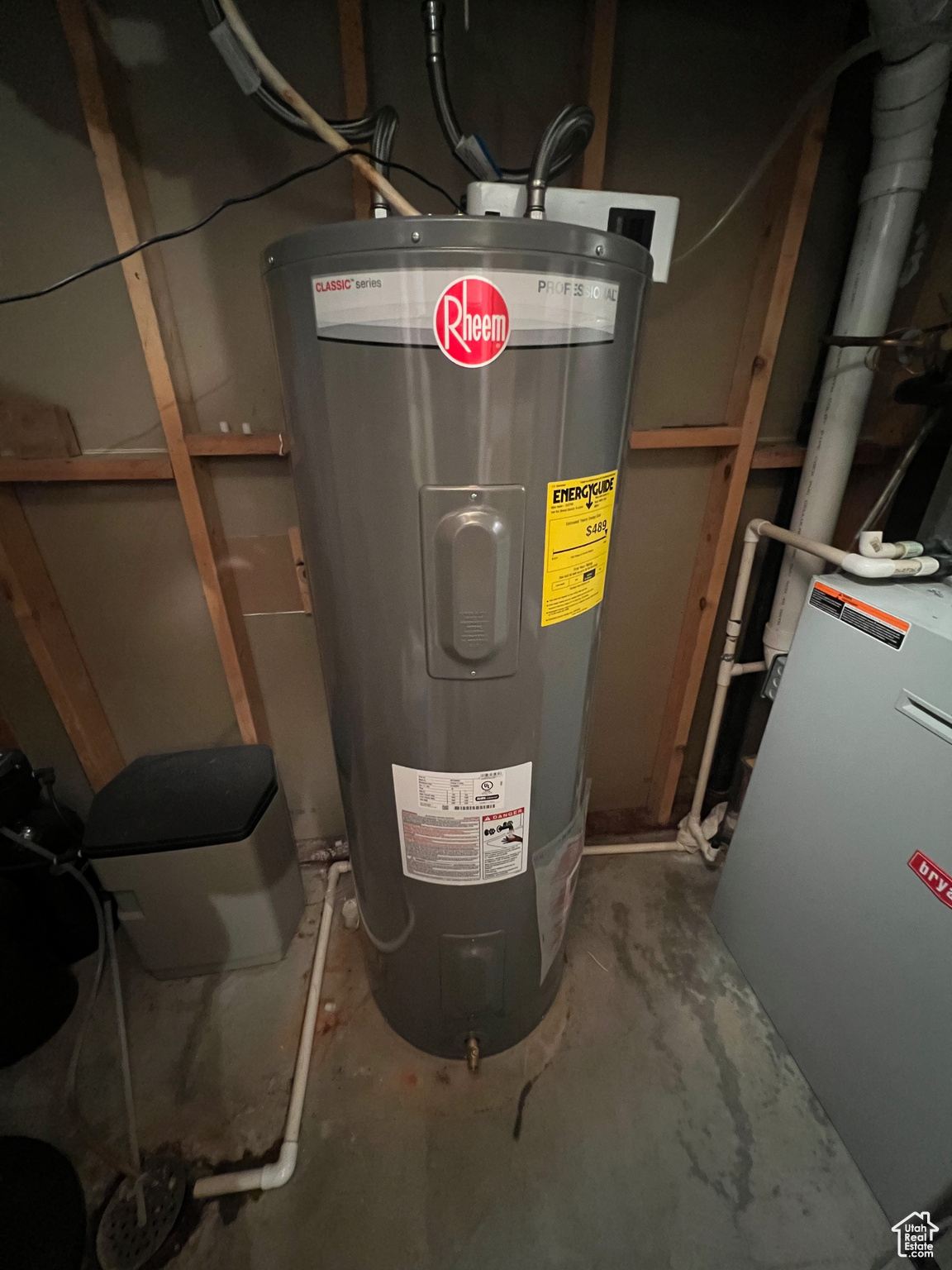 Utilities with water heater