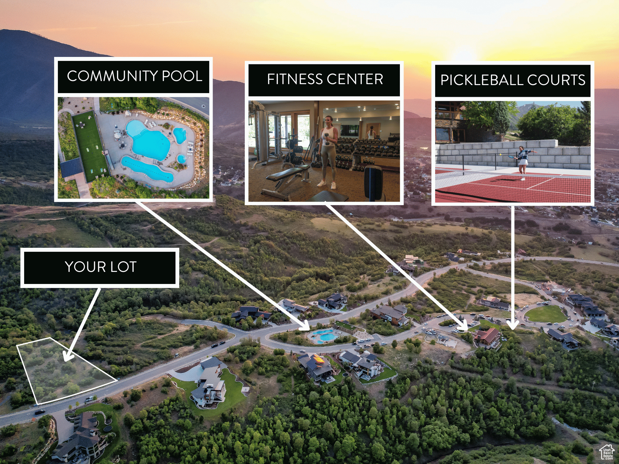 Lot proximity to Summit Creek Amenities