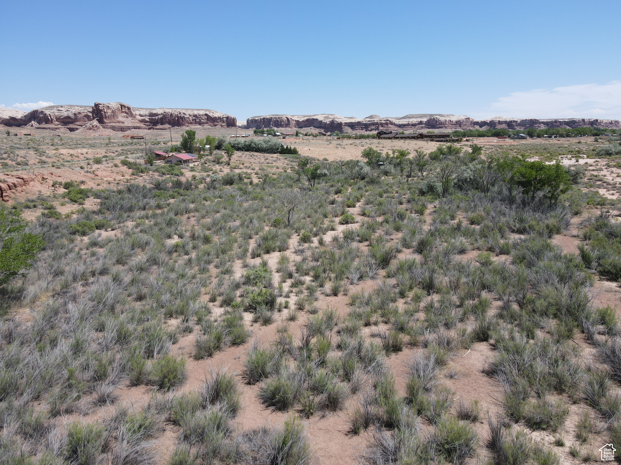 Facing west-lower lot