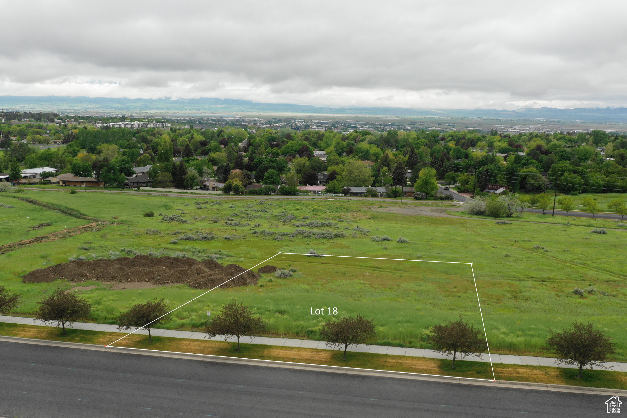 Drone / aerial view featuring a rural view