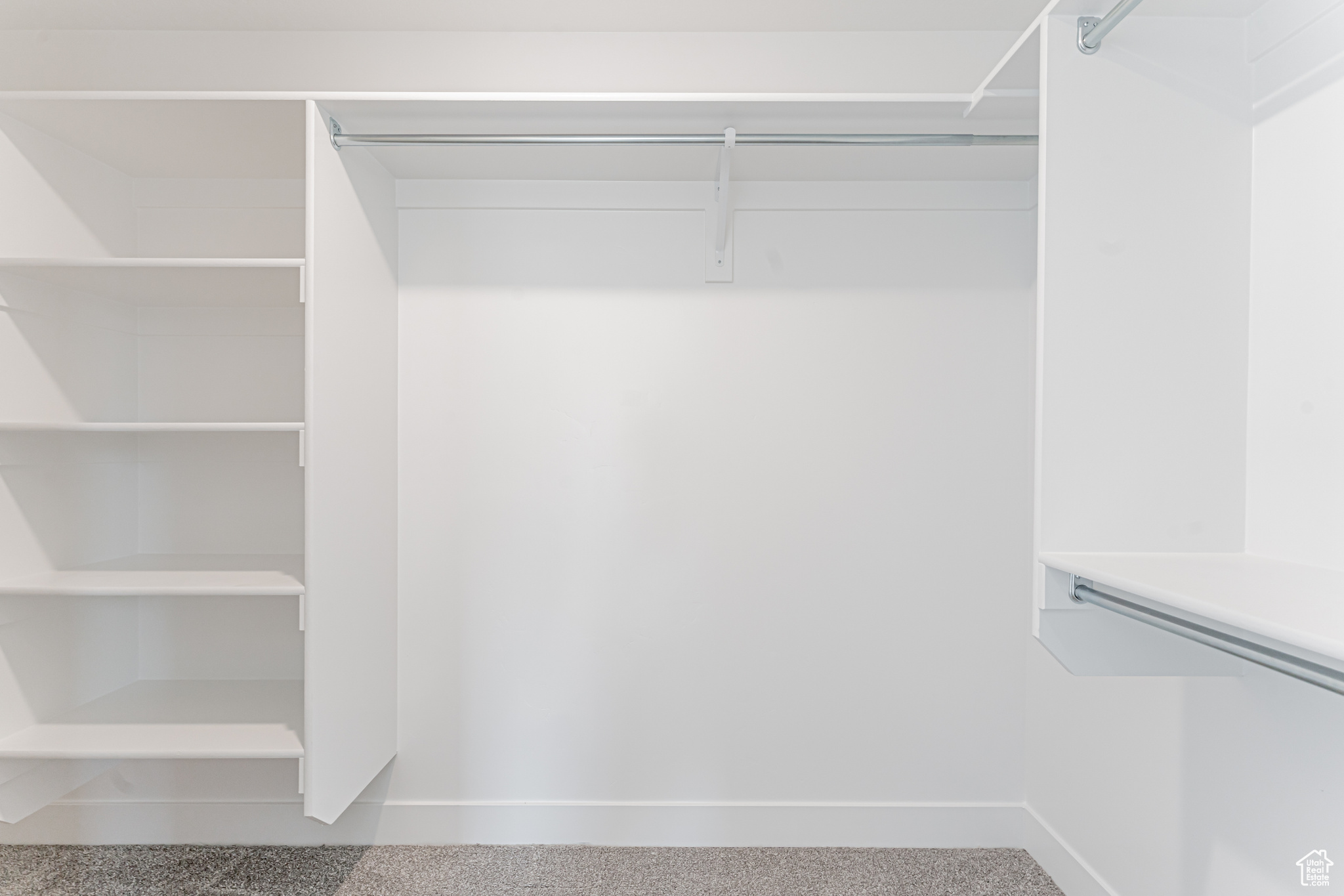 Spacious closet featuring carpet floors