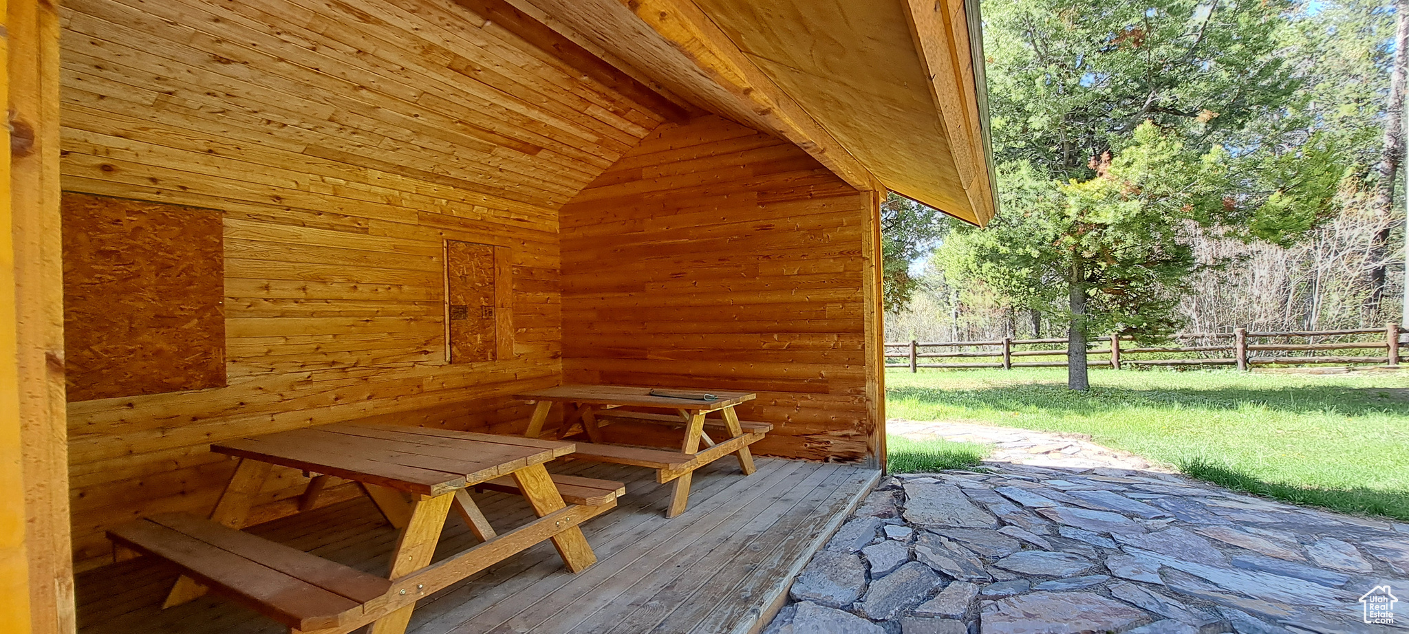 View of patio