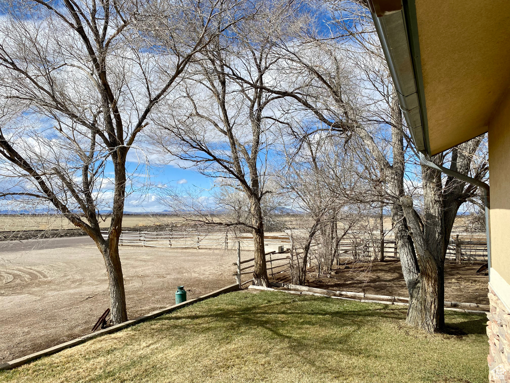 View of yard featuring a rural view