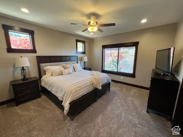 Master bedroom suite with  King bed