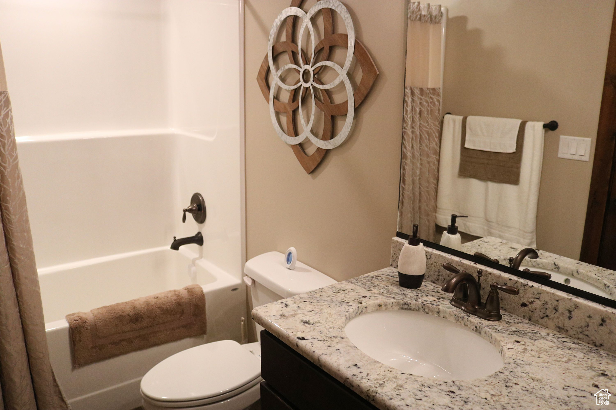 Basement  full Bathroom 3with granite counter tops