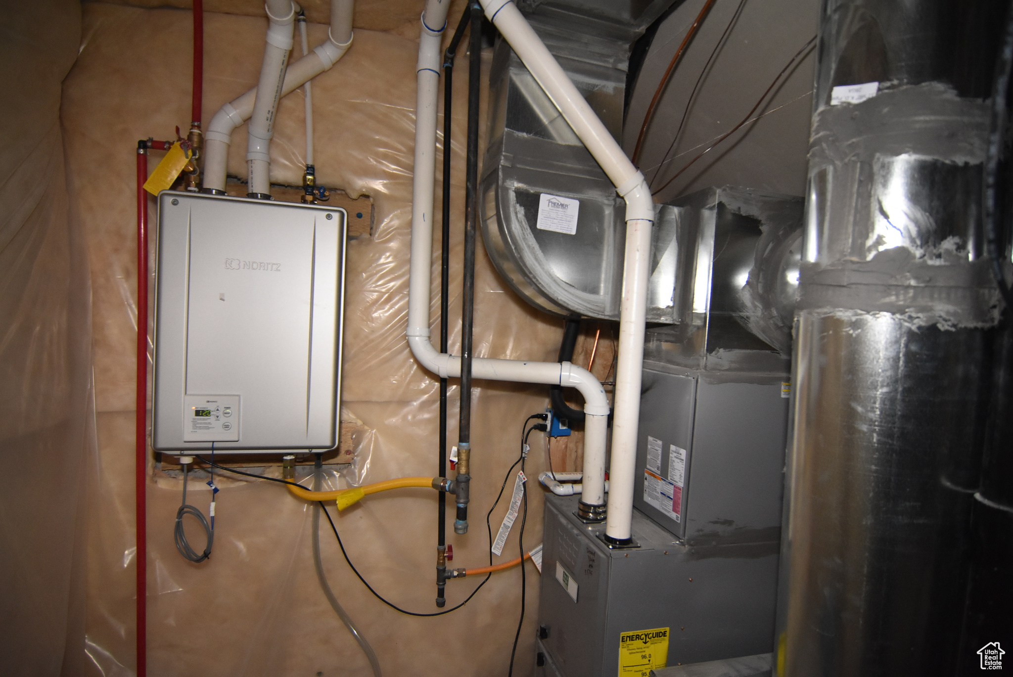 Tankless water heater and HVAC