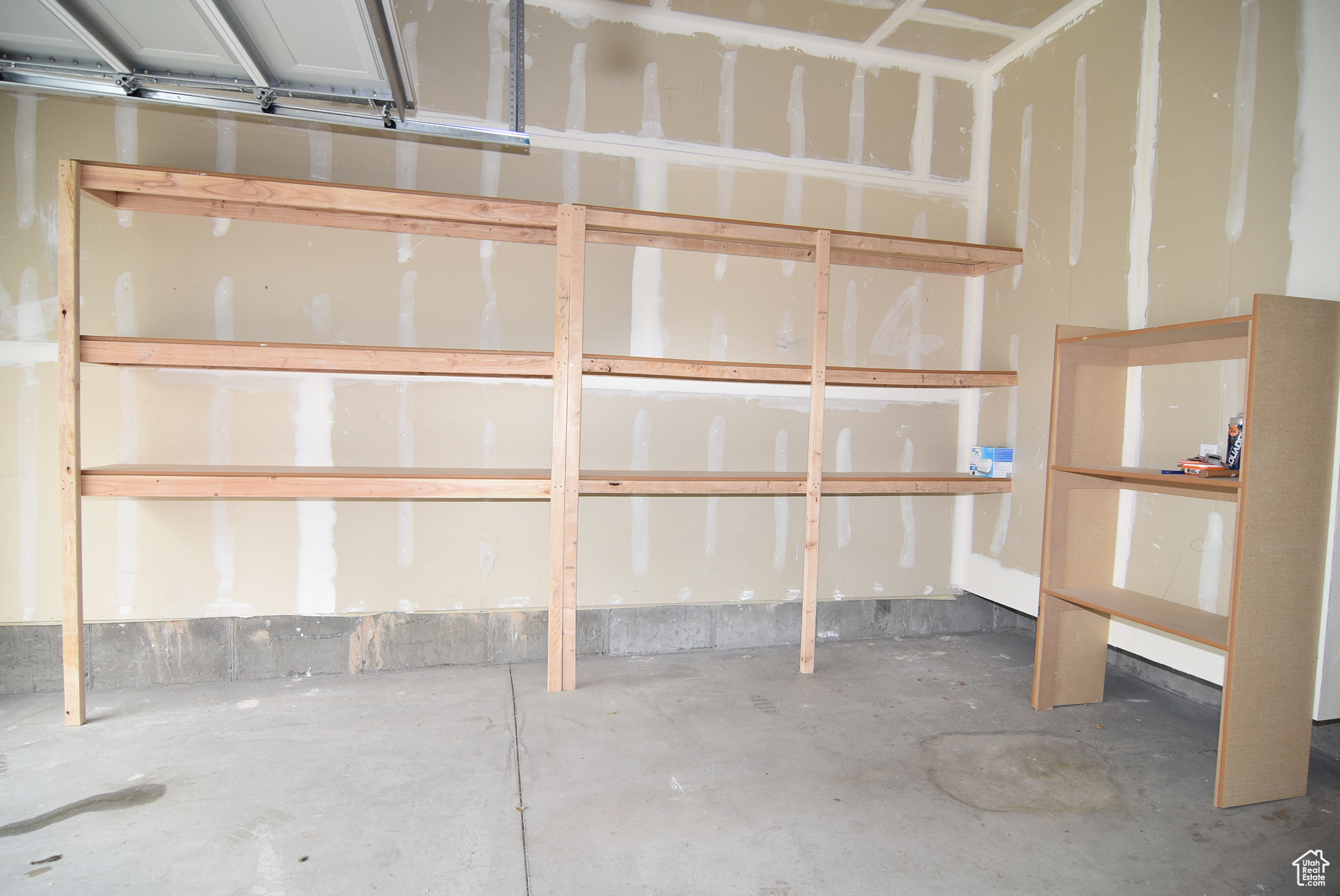 Storage in 2 car garage