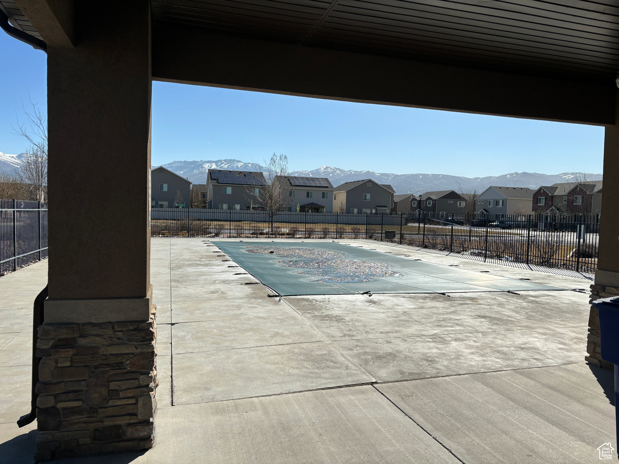 Smaller club house pool
