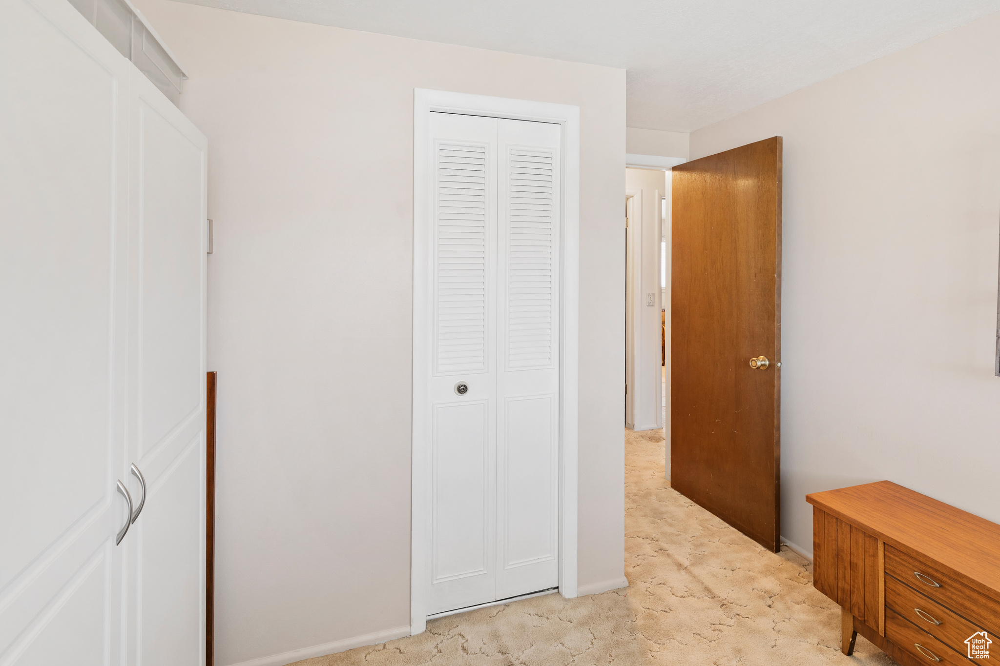 Bedroom featuring a closet