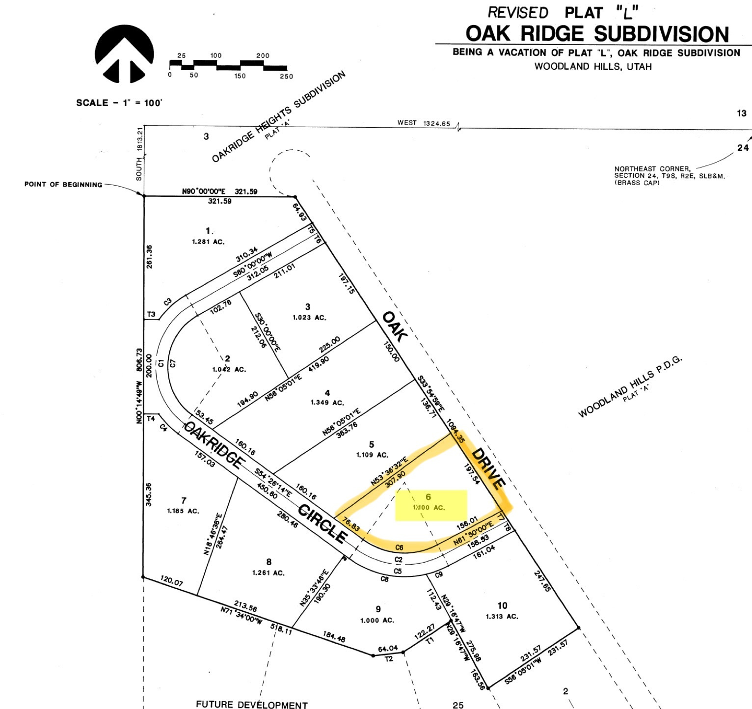 0 #6, Woodland Hills, Utah 84653, ,Land,For sale,1988200