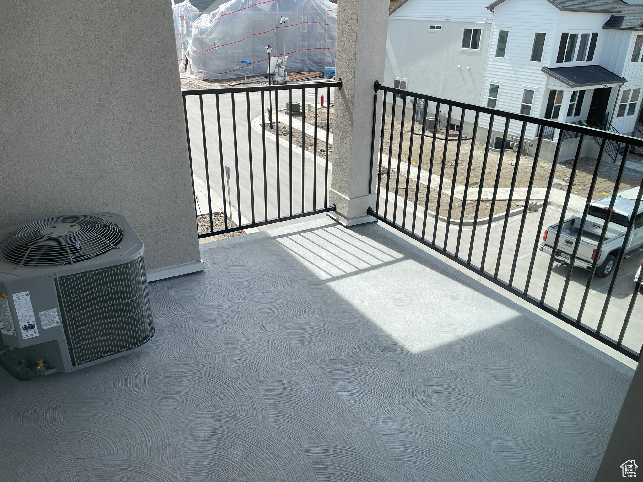 Balcony with central AC