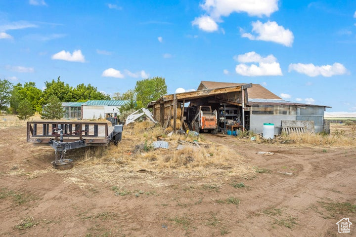 View of outbuilding