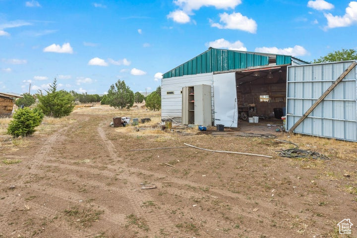 View of outdoor structure