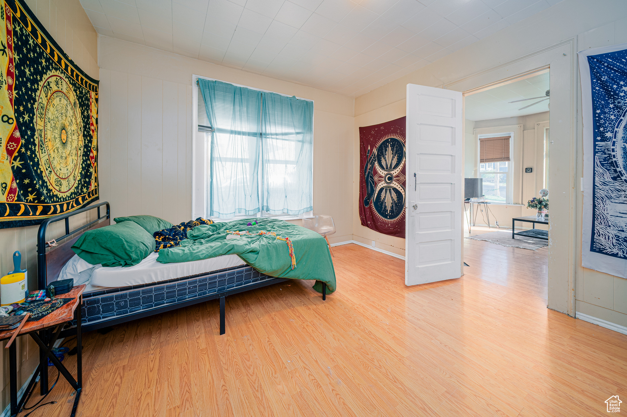 Bedroom featuring light wood-style floors