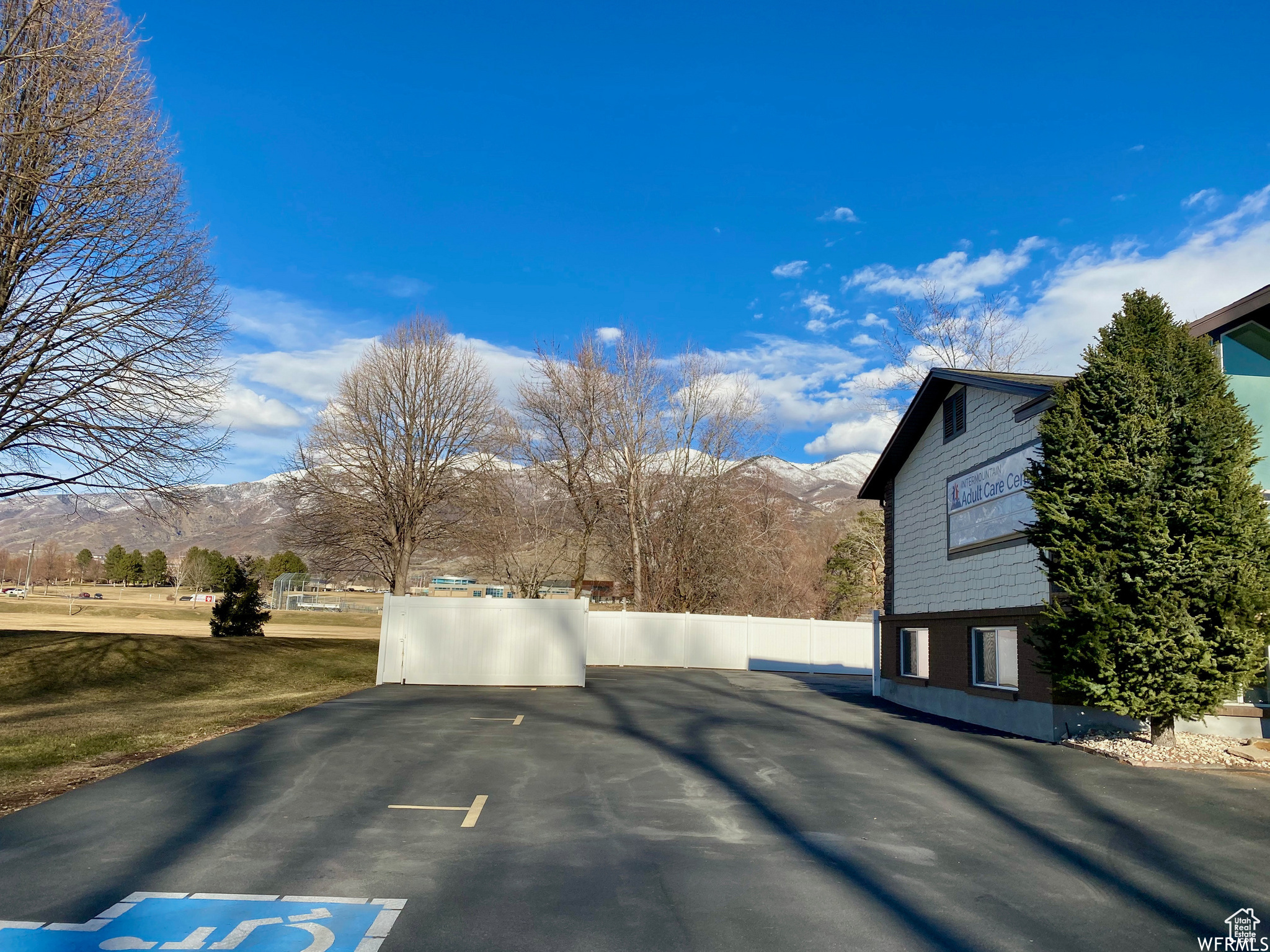 View of road featuring a mountain view