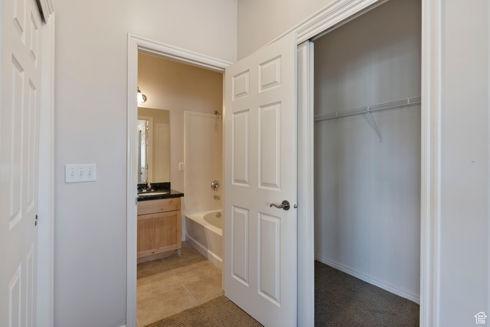 Primary Bathroom w/ large double closets.