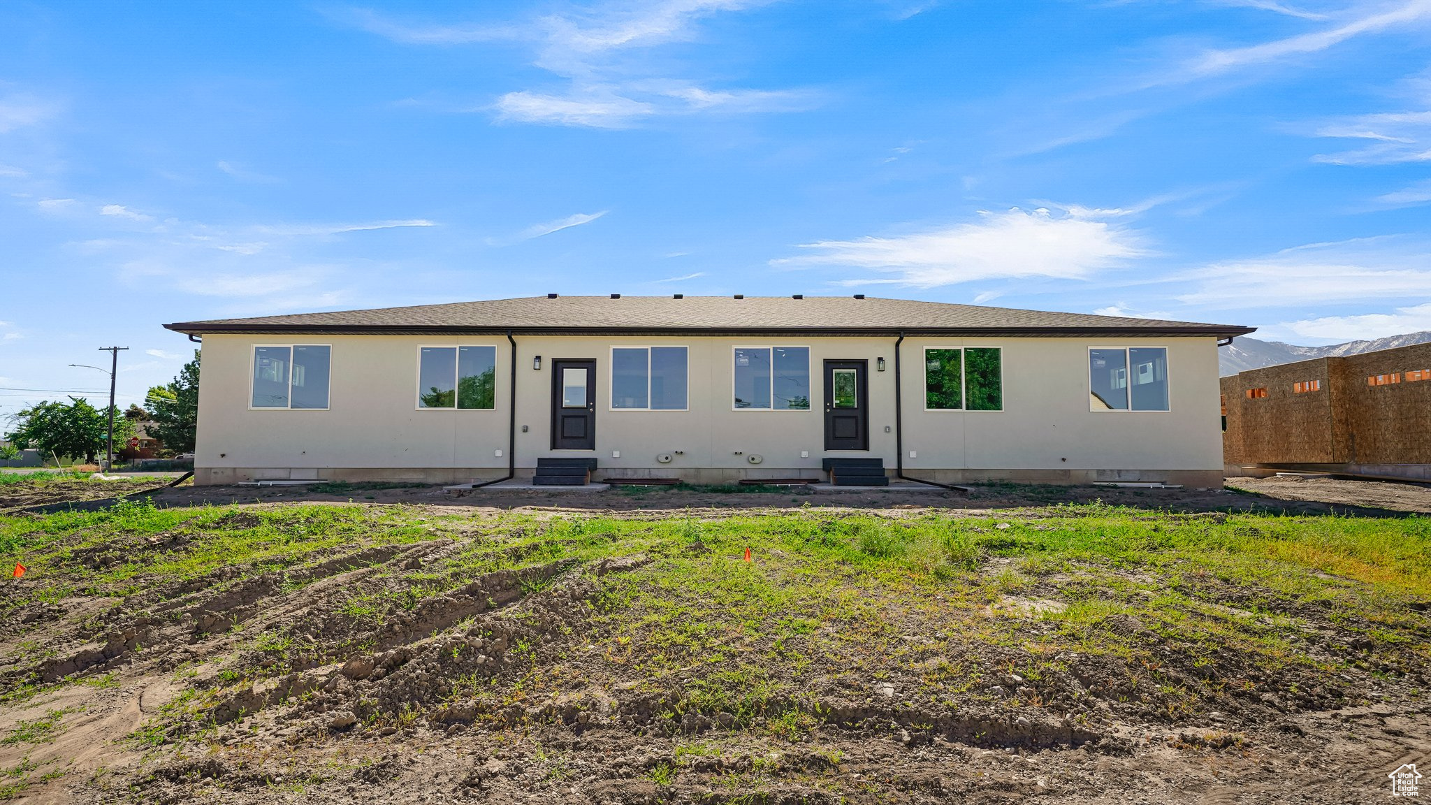 View of back of house