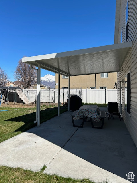 View of patio