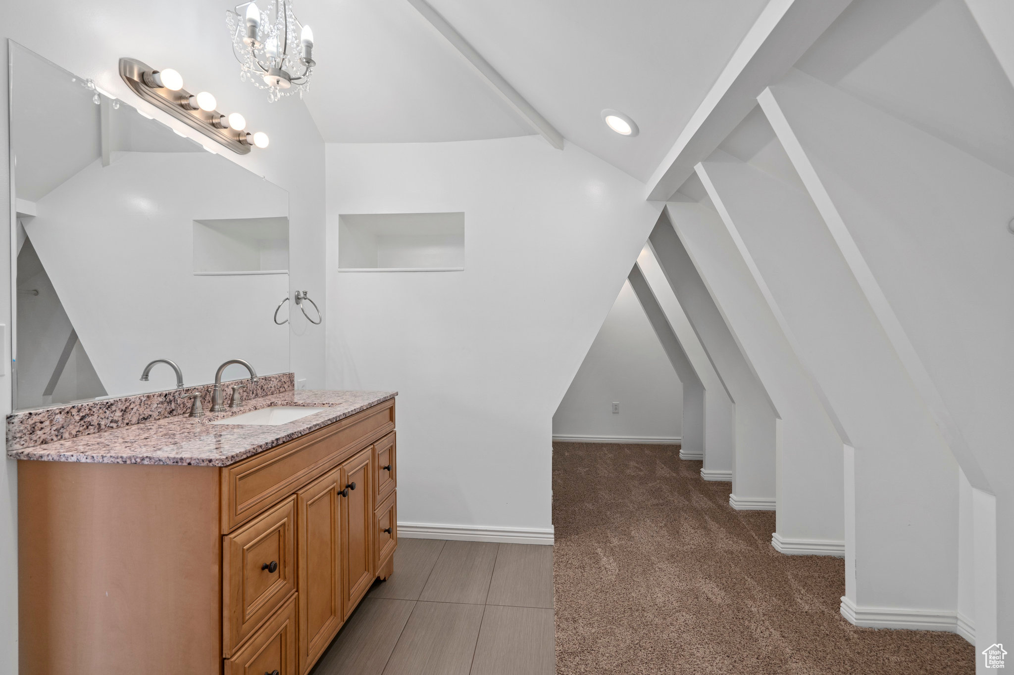 Dressing area in this bedroom