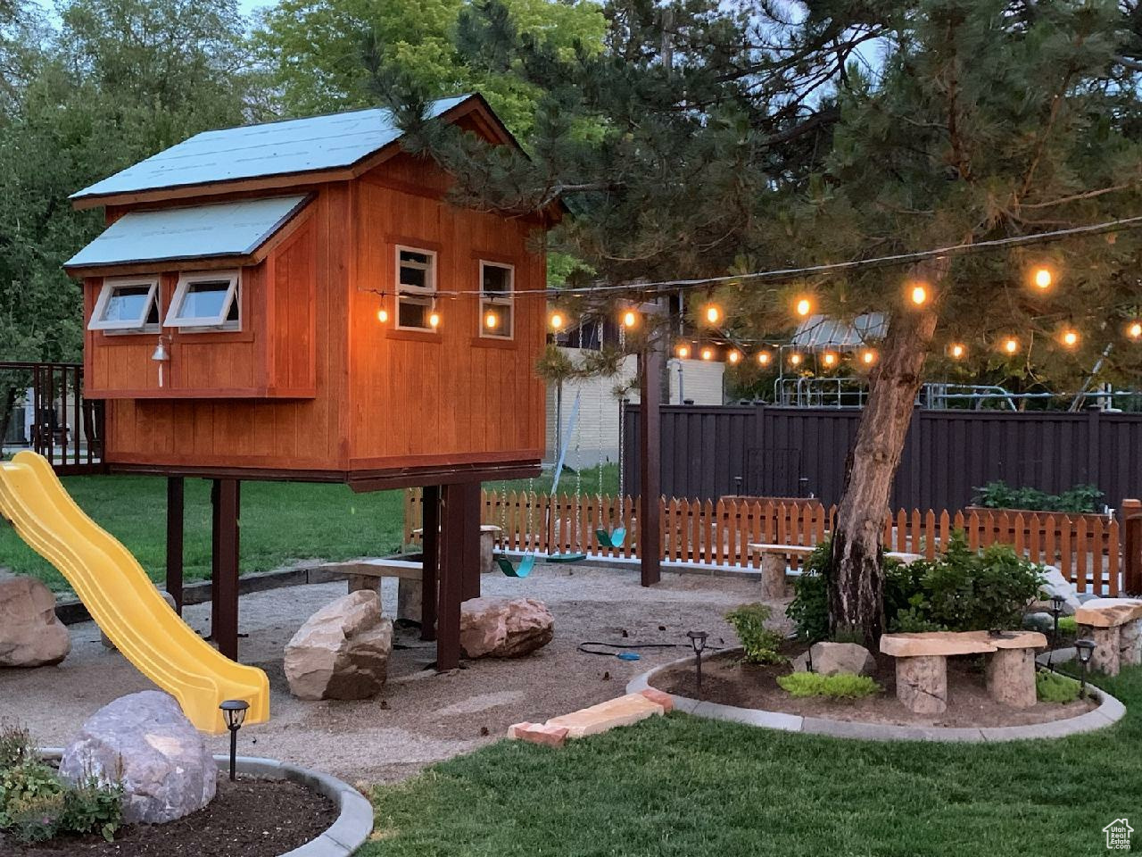 Huge Playhouse with Slide