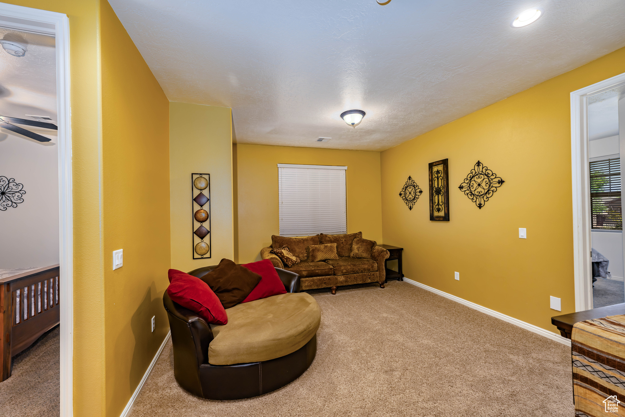 View of 2nd carpeted living room