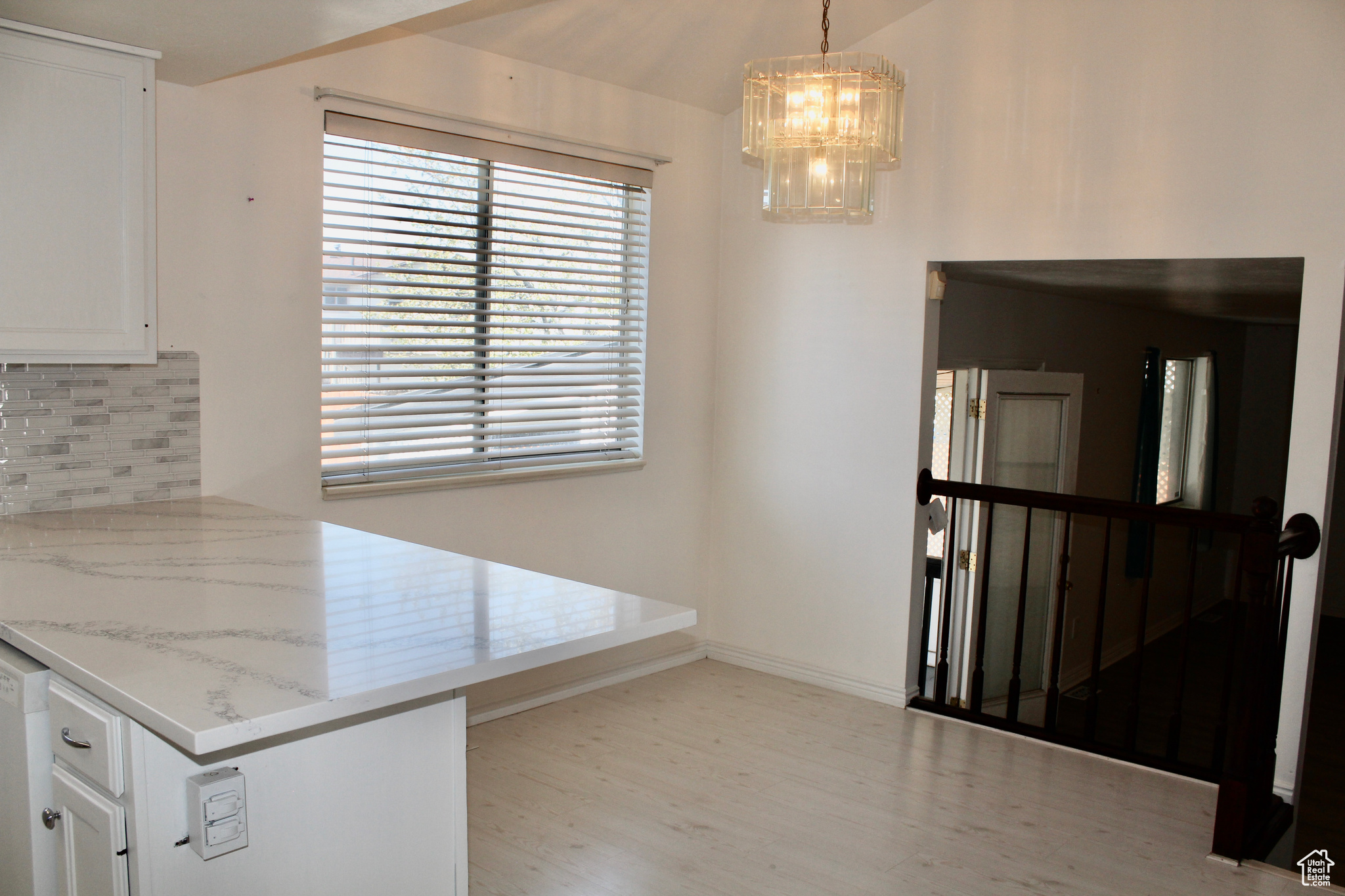 Dining area with natural light