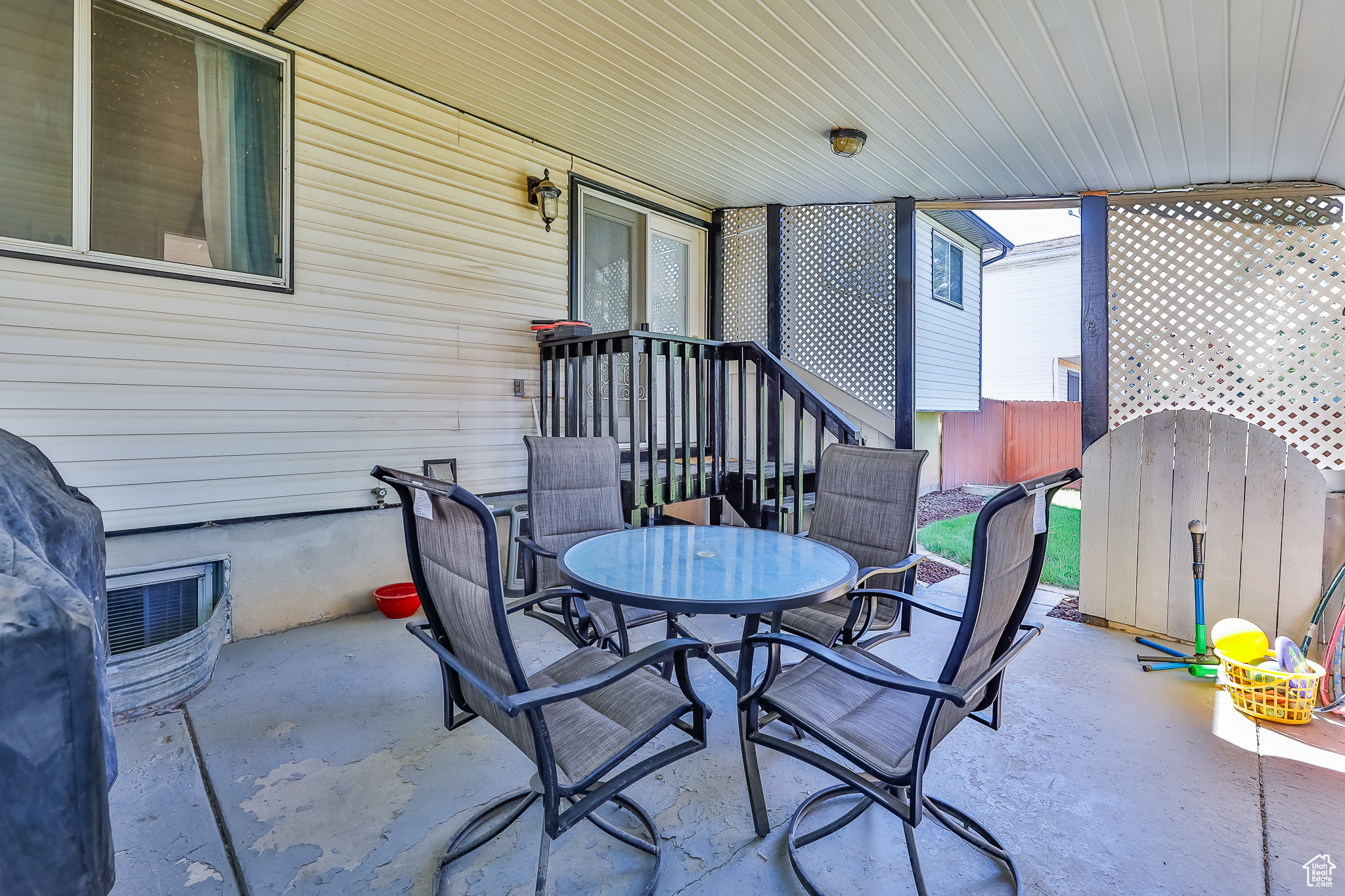 Covered patio