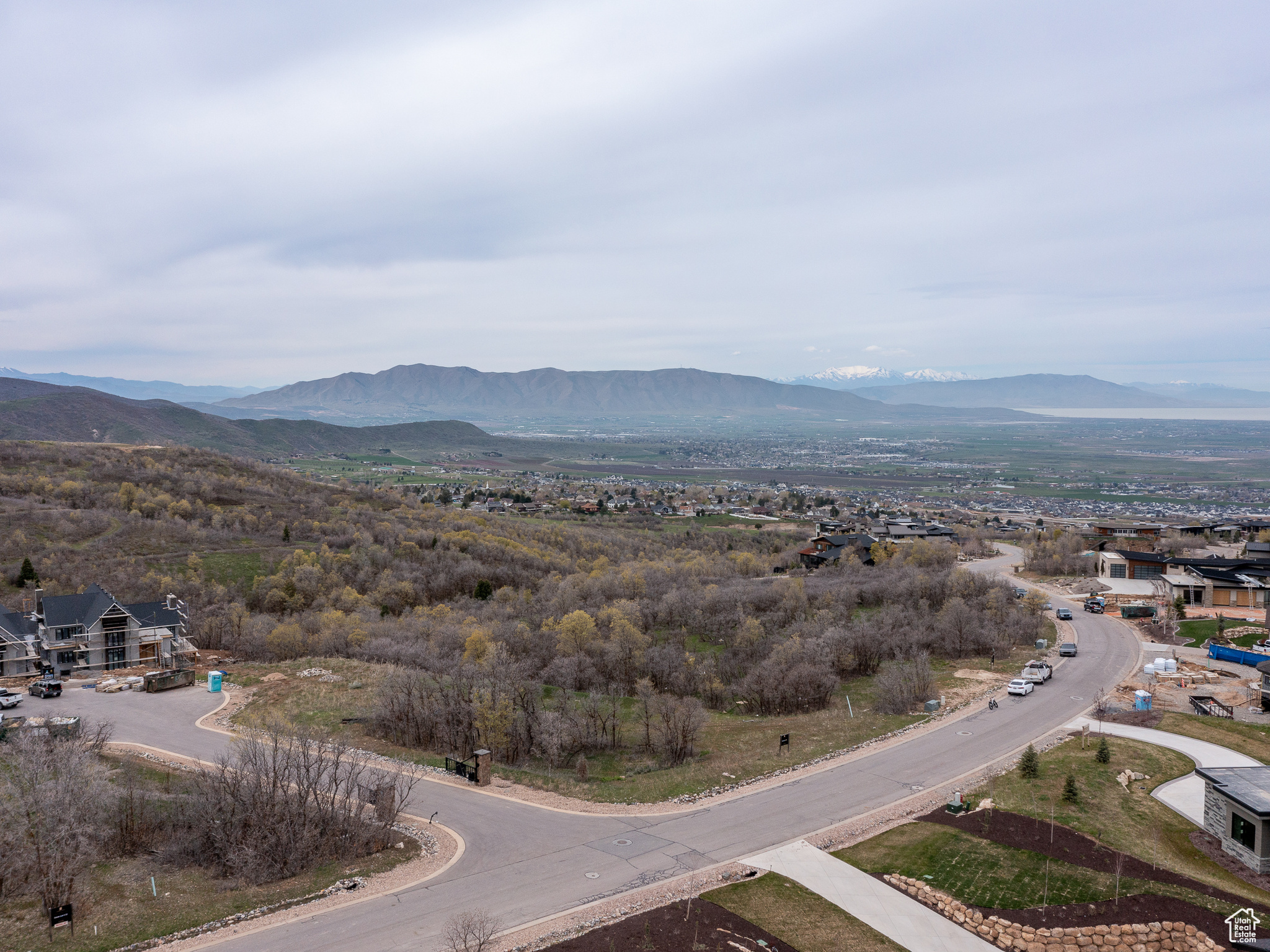 Exterior space featuring a mountain view