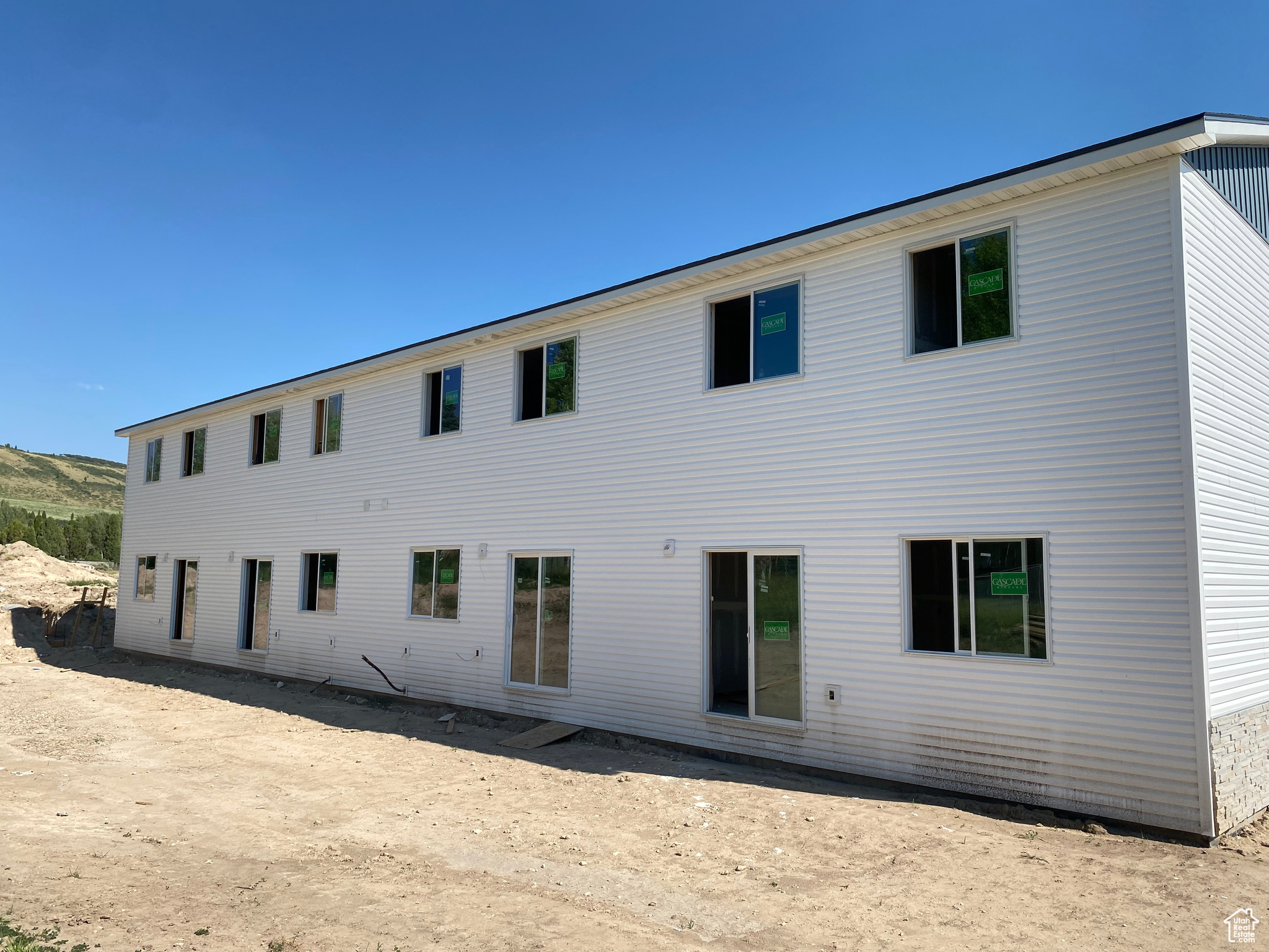 View of rear view of property