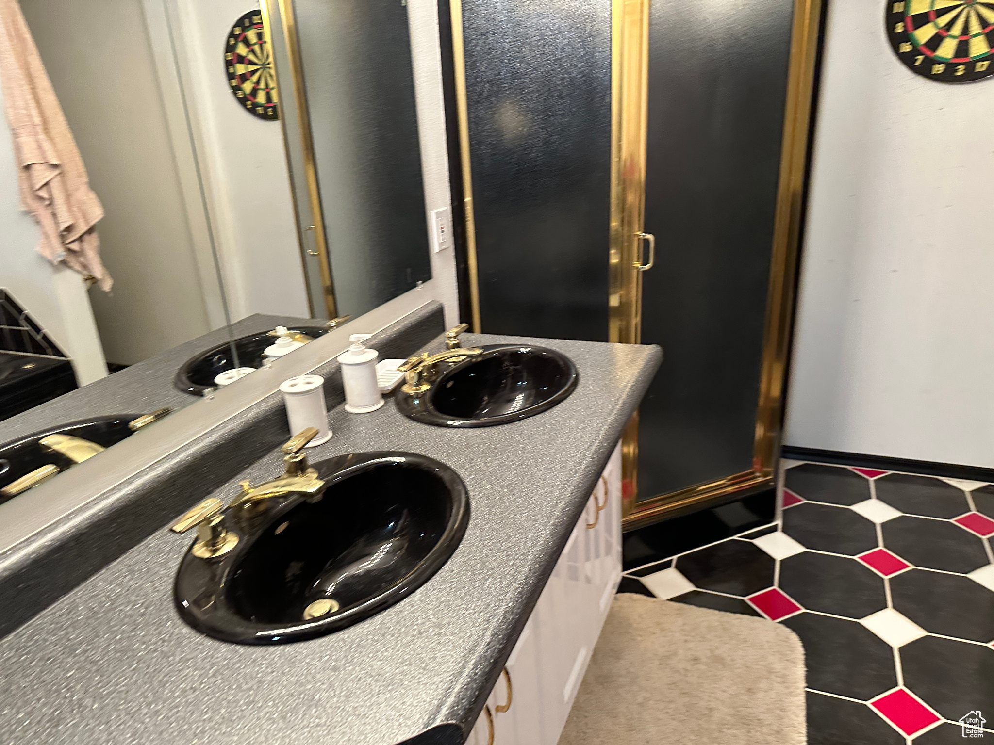 Bathroom with tile floors