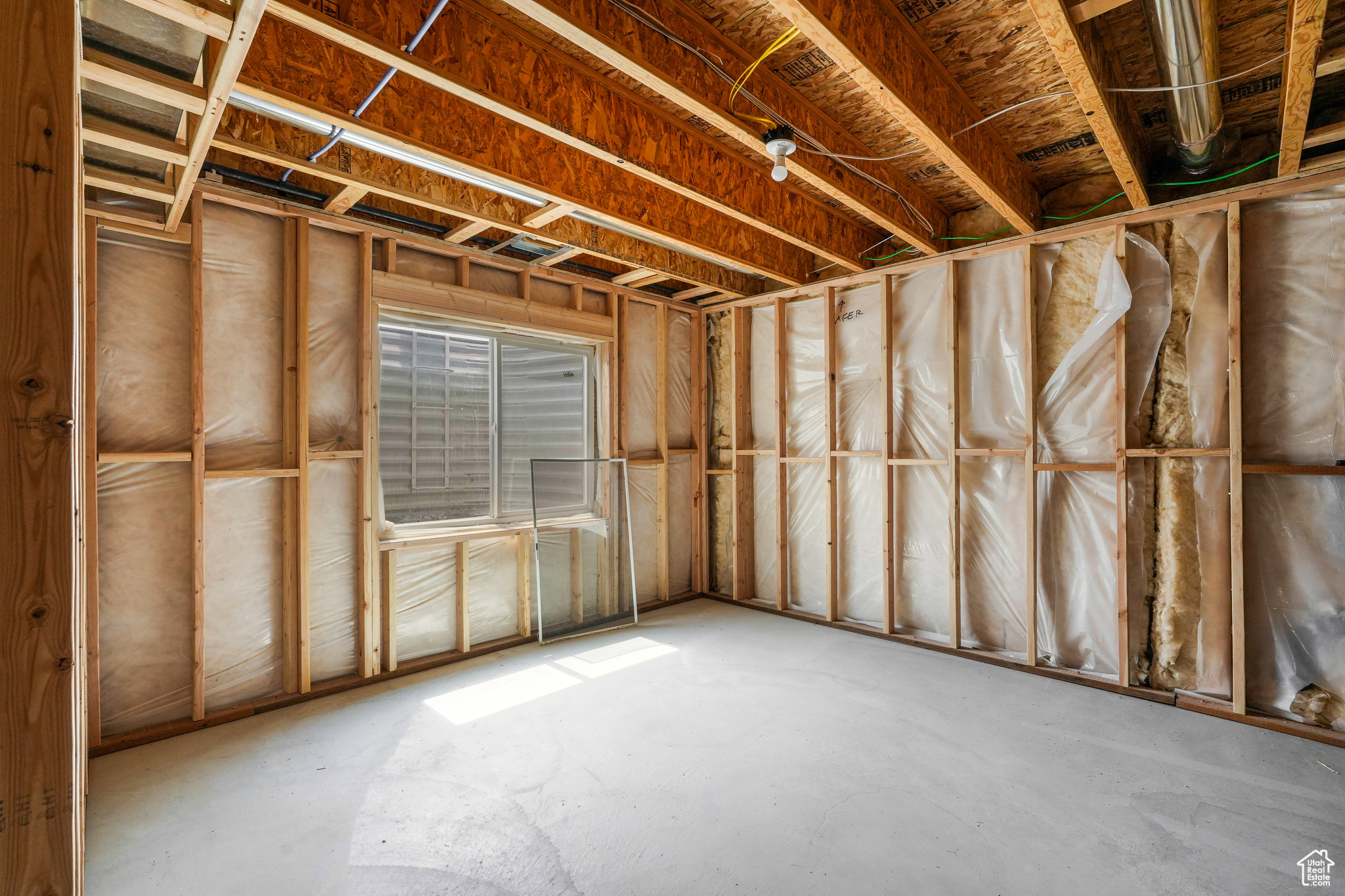 Already framed: Large 1st basement bedroom with large walk-in closet