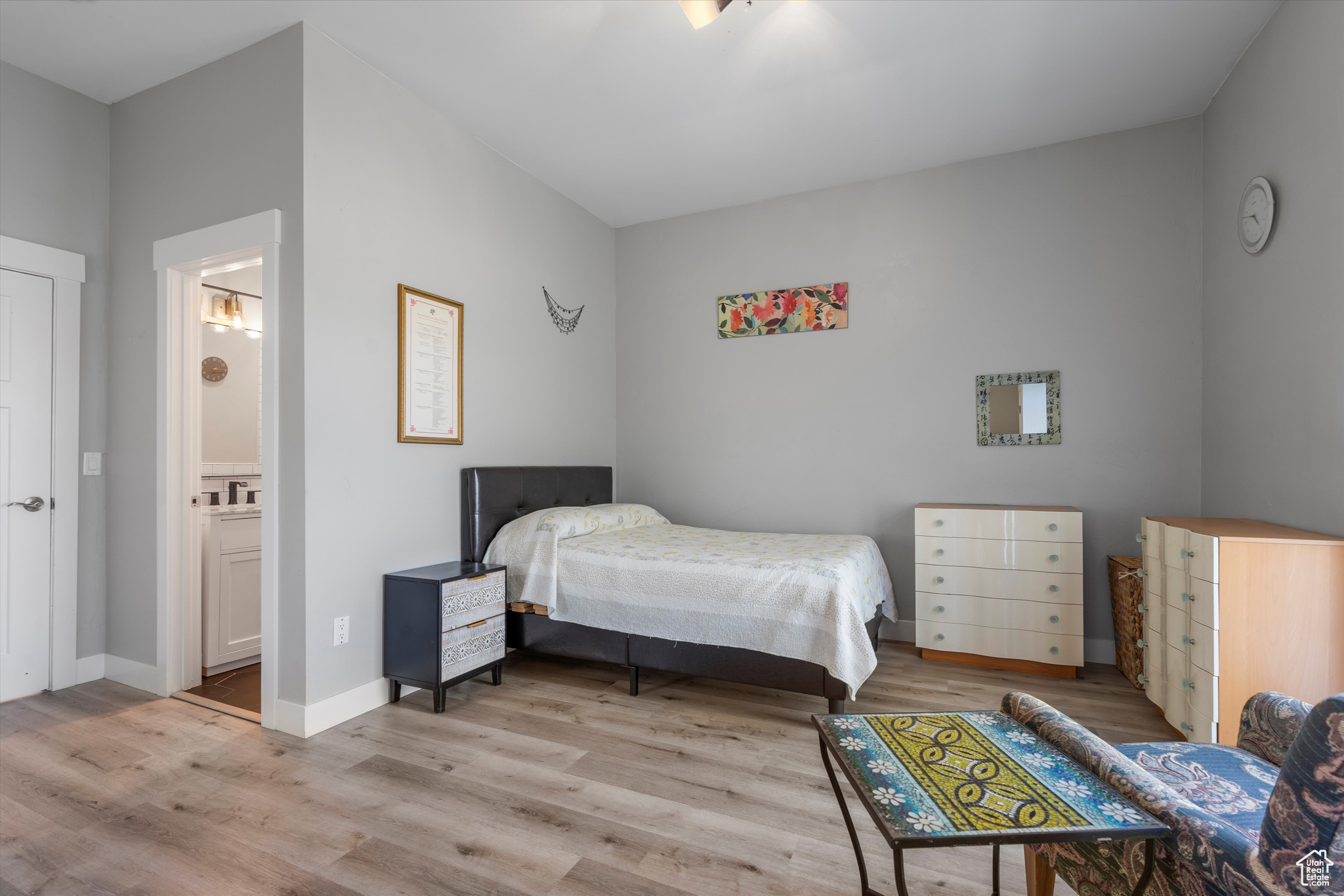 Bedroom featuring ensuite bath