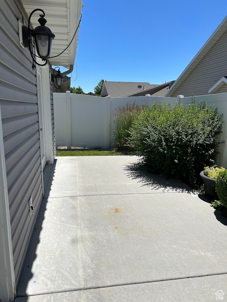 View of patio