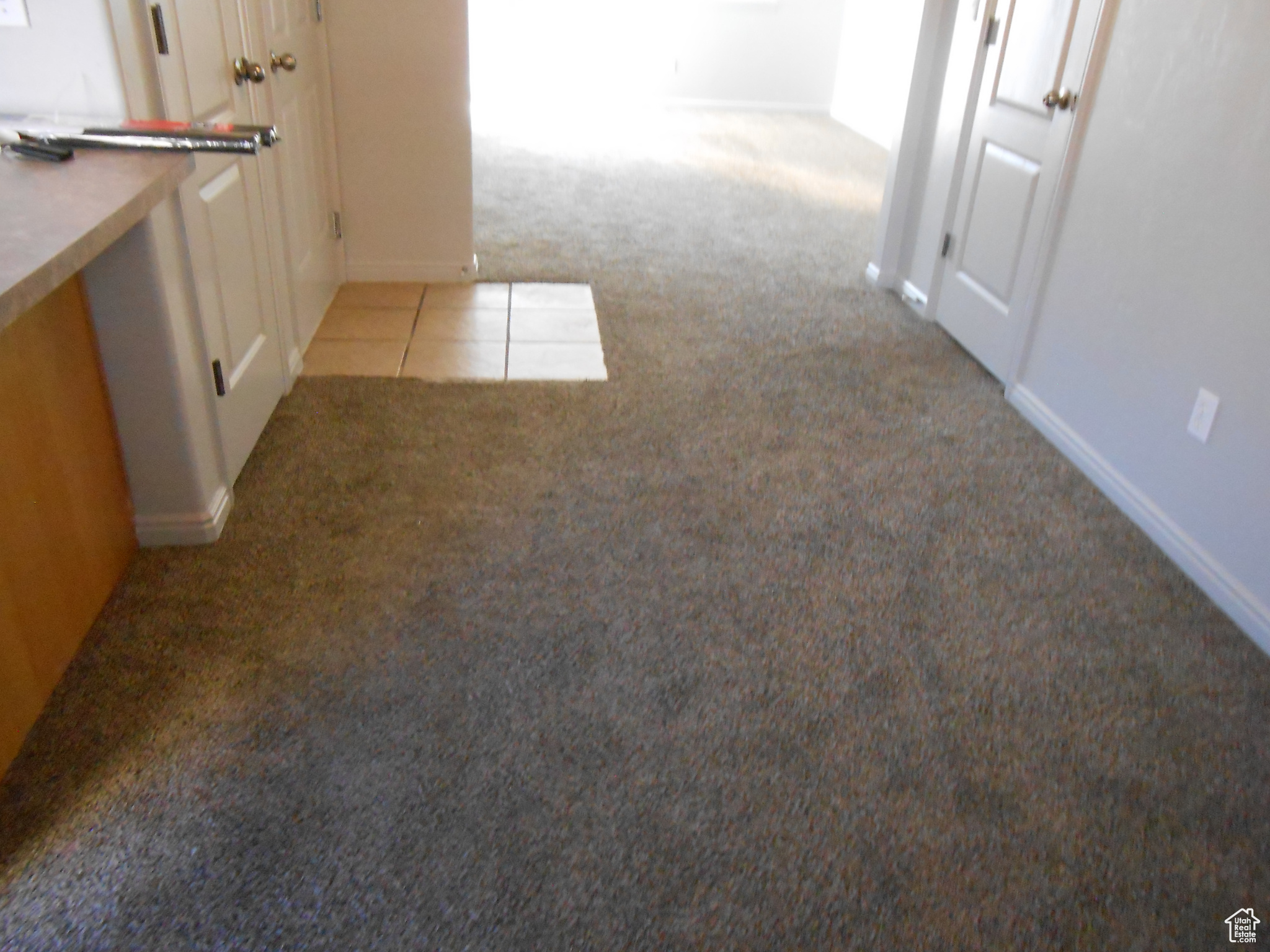 Details with light colored carpet