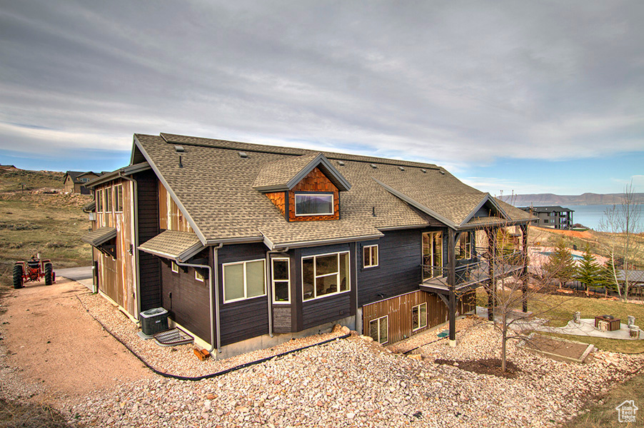 View of back/south side of house.