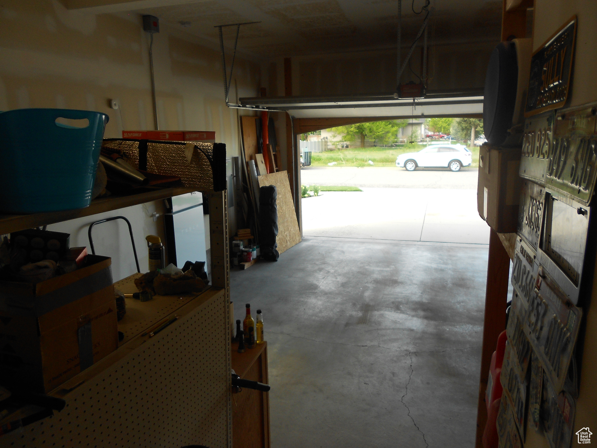 Garage view 1