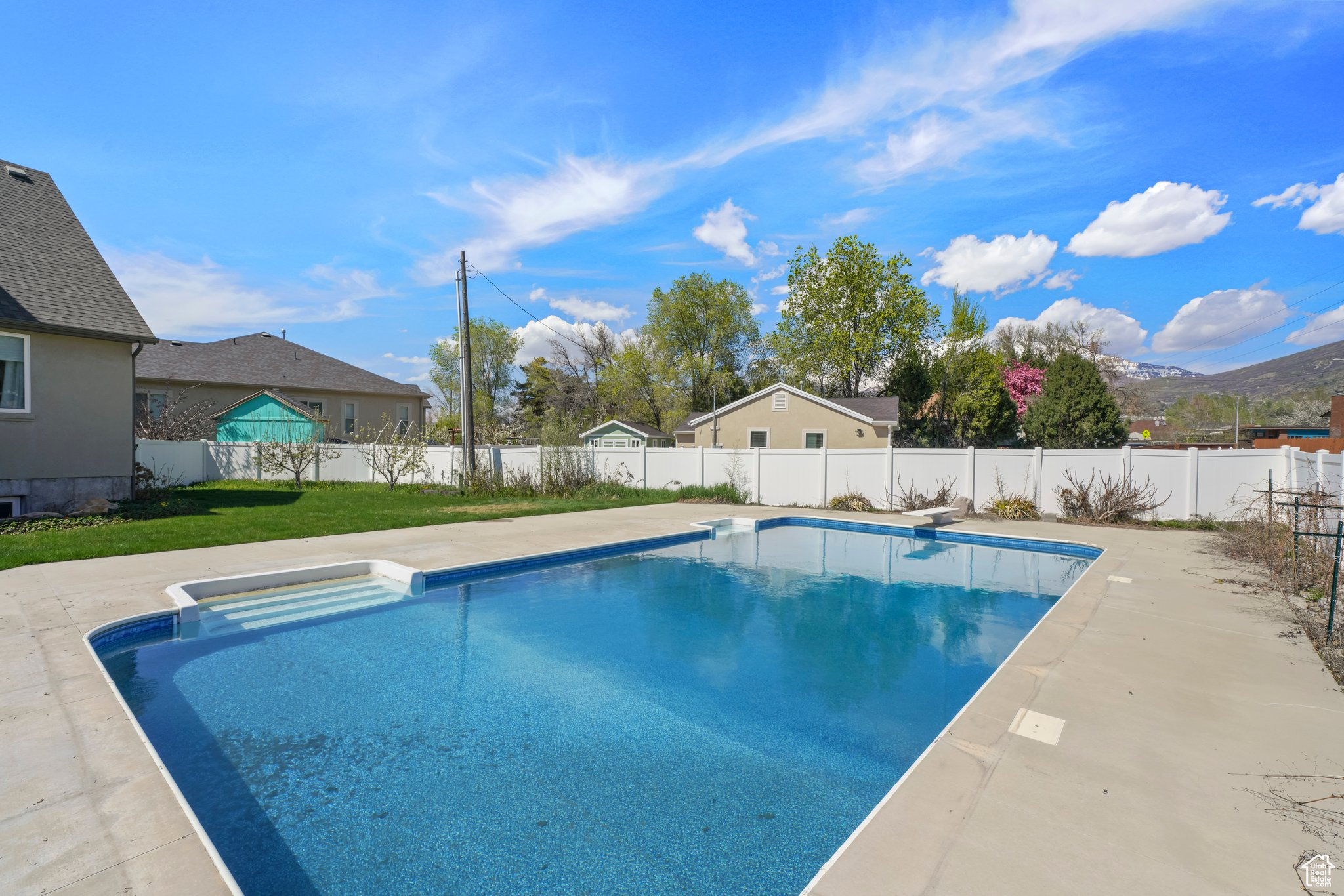 View of pool