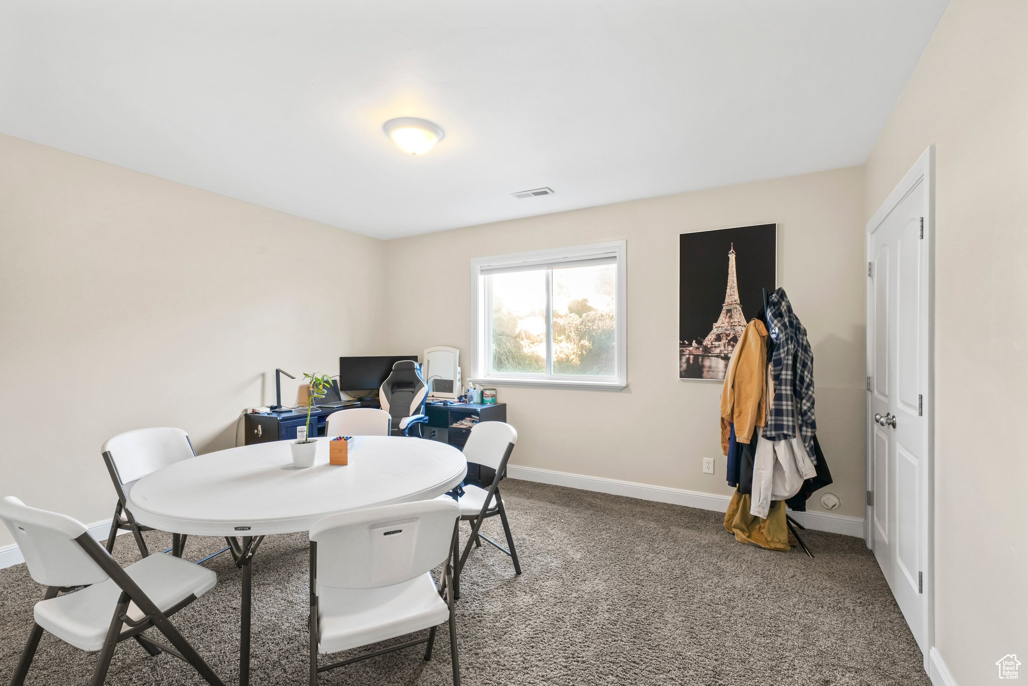 Bedroom featuring carpet floors